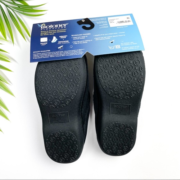 NWOT ISOTONER  Microterry Pillowstep Slippers - Picture 2 of 4